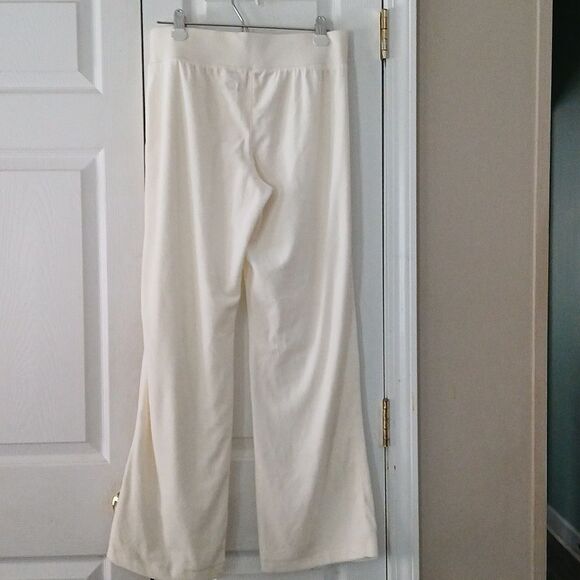 Tek Gear off white ultrasoft wide band relaxed pants Sz M NWOT - Picture 4 of 5